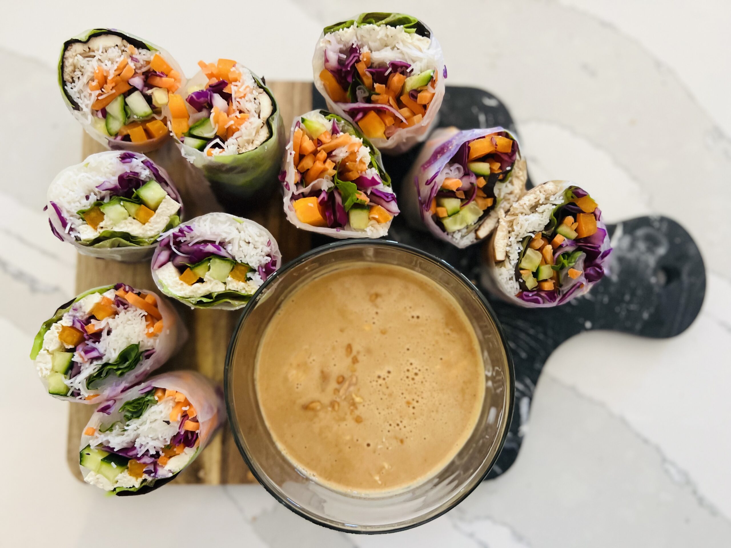 Rainbow Spring Rolls